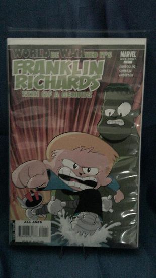 Picture of franklin richards son of a genius world be warned comic