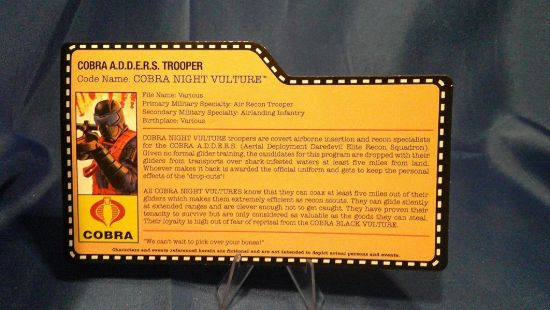 Picture of 2016 convention night vulture filecard rare