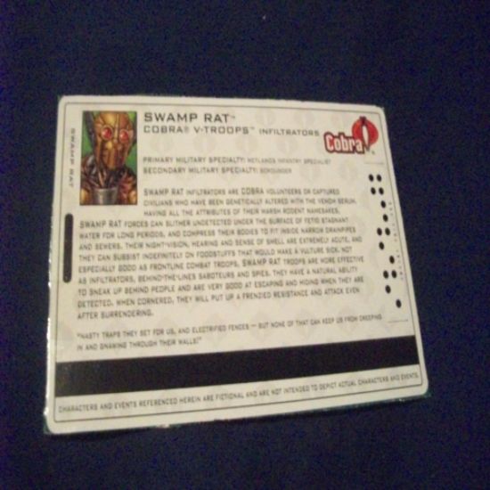 Picture of 2005 swamprat filecard