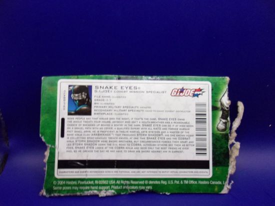 Picture of 2004 snake eyes filecard