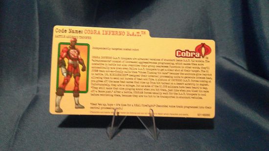 Picture of 2003 inferno bat filecard