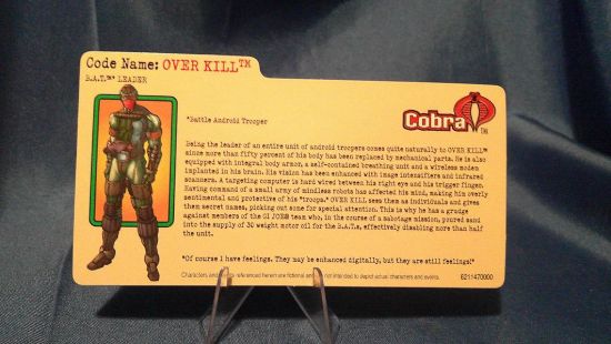 Picture of 2003 overkill filecard