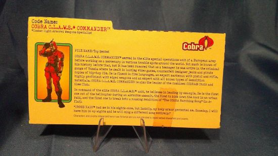 Picture of 2002 cobra claws commander filecard