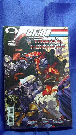 Picture of image gi joe vs transformers #4 cover B