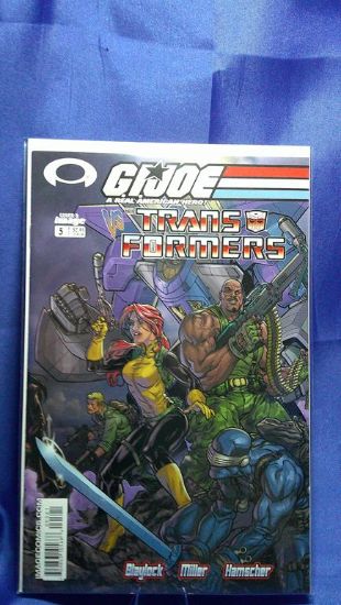 Picture of image gi joe vs transformers #5 cover b