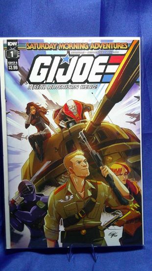 Picture of IDW gi joe a real american hero saturday morning adventures #1 cover B