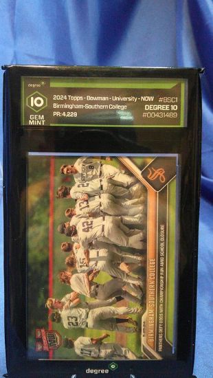 Picture of 2024 topps bowman university now degree 10