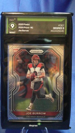 Picture of 2020 panini joe burrow rookie degree 9