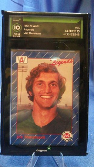 Picture of 1991 all worlds legends joe theismann degree 10