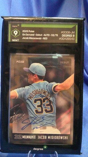 Picture of 2025 pulse on demand debut jacob misiorowski degree 9