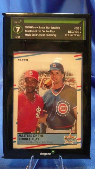 Picture of 1988 fleer super stars specials ozzie smith and ryne sandberg degree 7