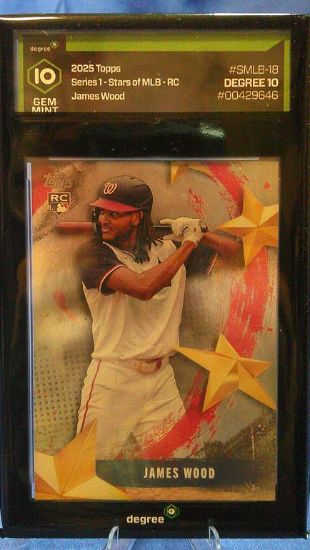 Picture of 2025 topps series 1 james wood rookie degree 10