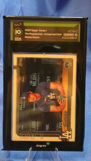 Picture of 2025 topps series 1 the flagship collection shohei ohtani degree 10