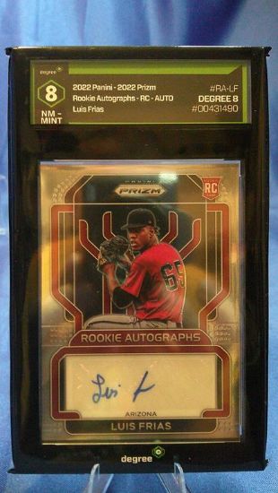 Picture of 2022 panini prizm luis frias rookie degree 8