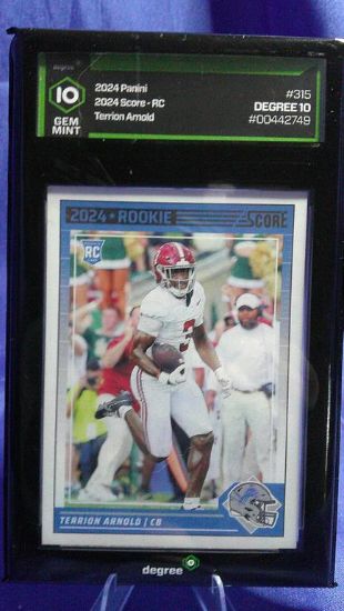 Picture of 2024 panini score terrion arnold rc #315 degree 10