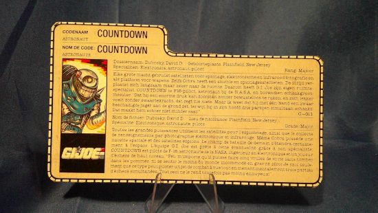 Picture of 1989 countdown foreign filecard light grey