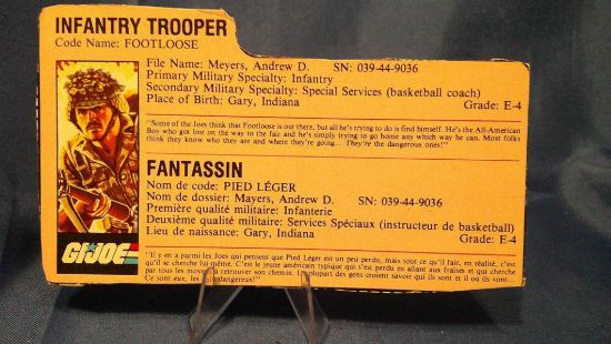 Picture of 1985 footloose filecard