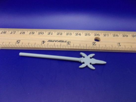 Picture of lego 4 sided pike light grey