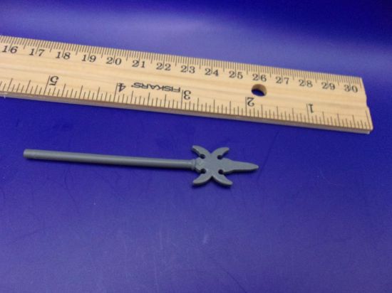 Picture of lego 4 sided pike grey