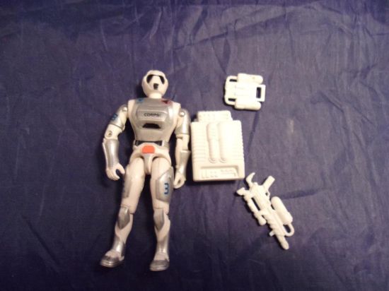 Picture of 1994 lanard corps spaceman silver and blue
