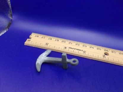 Picture of metal boat anchor