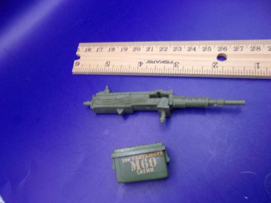 Picture of 1983 remco rambo gun and ammo box