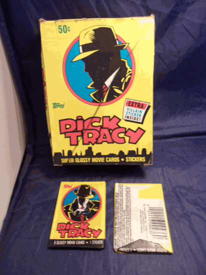 Picture of 1988 topps dick tracy movie cards pack