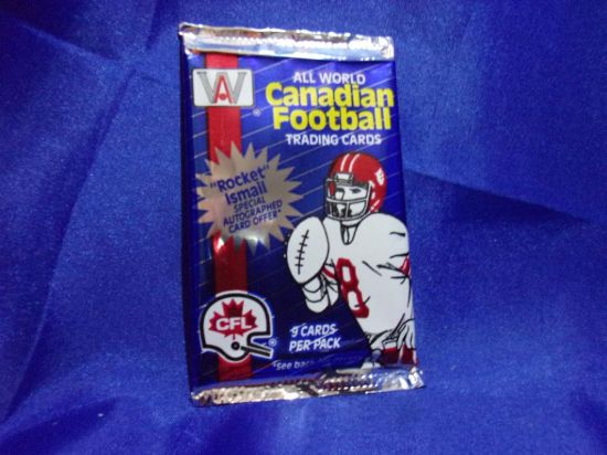 Picture of 1991 cfl all world canadian pack new