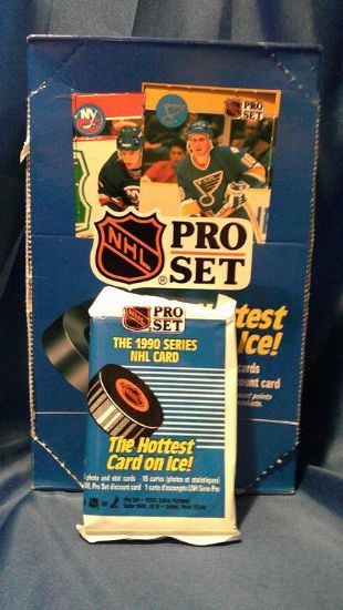 Picture of 1990 proset NHL cards new pack