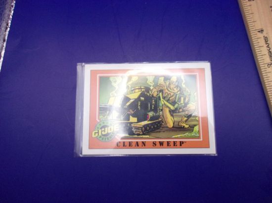 Picture of 1991 impel gi joe card #005 cleansweep