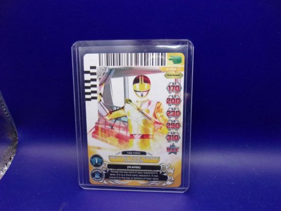 Picture of 2013 yellow time force ranger card