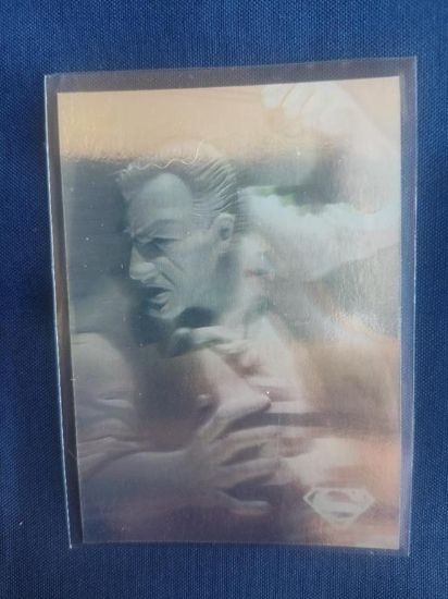 Picture of 1996 skybox superman holo series #6 silver