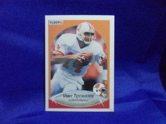 Picture of 1990 fleer vinny testaverk card