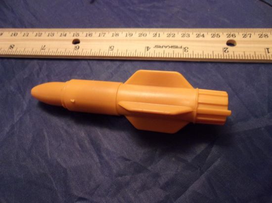 Picture of 1988 warthog missile half