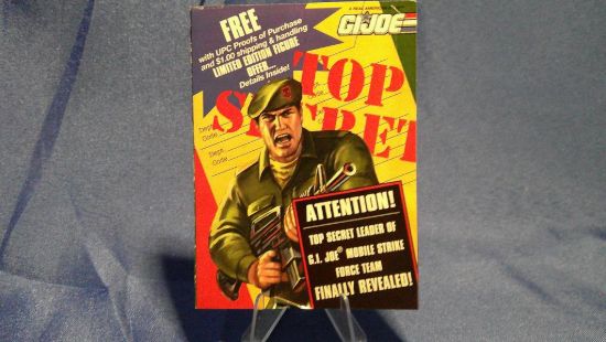 Picture of top secret gi joe flyer