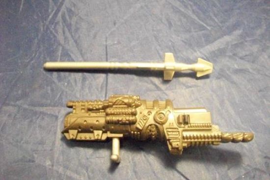 Picture of 1995 gi joe extreme iron claw launcher and missile